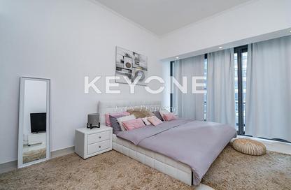 Apartment - Studio - 1 Bathroom for rent in Silverene Tower B - Silverene - Dubai Marina - Dubai