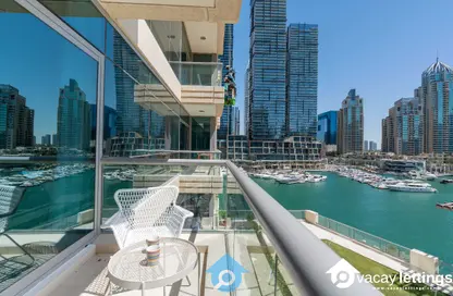 شقة - 2 غرف نوم - 2 حمامات للايجار في أيريس بلو - دبي مارينا - دبي