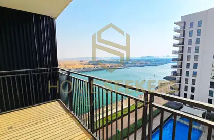 Apartment - Studio - 1 Bathroom for rent in Waters Edge - Yas Island - Abu Dhabi