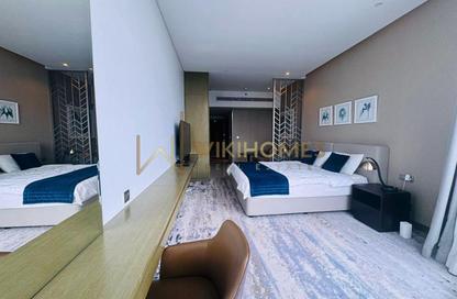 Apartment - Studio - 1 Bathroom for rent in Damac Maison Prive B - Damac Maison Prive - Business Bay - Dubai