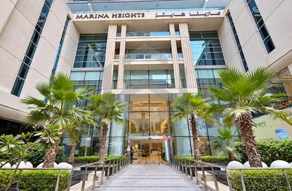 Apartment - 2 - 2 for rent in Marina Heights - Dubai Marina - Dubai