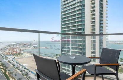 Apartment - 1 Bedroom - 1 Bathroom for sale in Marina Vista Tower 1 - Marina Vista - EMAAR Beachfront - Dubai Harbour - Dubai