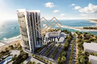 Apartment - 2 Bedrooms - 3 Bathrooms for sale in Corniche Tower - Ajman Corniche Road - Ajman