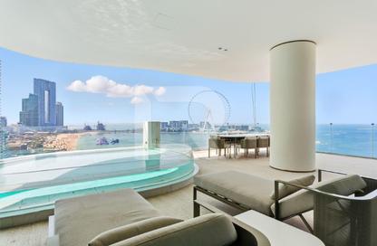 Apartment - 4 - 5 for rent in sensoria at Five Luxe - Jumeirah Beach Residence - Dubai