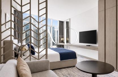Apartment - Studio - 1 Bathroom for rent in Damac Maison Prive B - Damac Maison Prive - Business Bay - Dubai