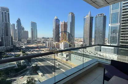 شقة - 1 حمام للايجار في B برج - الأبراج الإدارية - الخليج التجاري - دبي