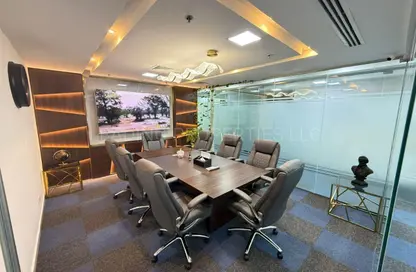 Business Centre - Studio - 2 Bathrooms for rent in Clover Bay Tower - Business Bay - Dubai