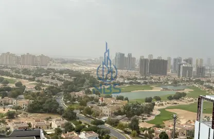 شقة - 2 غرف نوم - 2 حمامات للايجار في الأمل تاور - مدينة دبي الرياضية - دبي