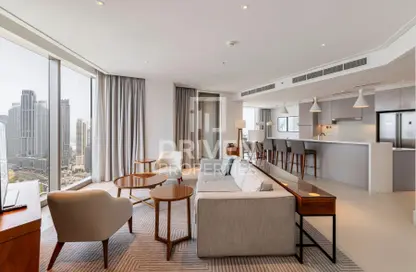 Apartment - 3 Bedrooms - 5 Bathrooms for rent in Vida Residence Downtown - Downtown Dubai - Dubai