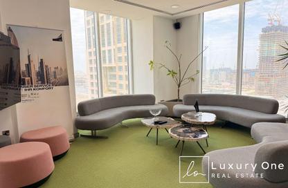 Office Space - Studio - 1 Bathroom for rent in Al Habtoor Business Tower - Dubai Marina - Dubai