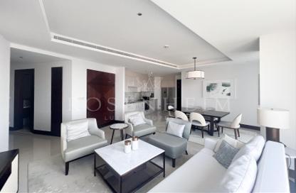 شقة - 2 غرف نوم - 3 حمامات للايجار في 1 فندق العنوان-سكاي فيو - أبراج العنوان سكاي فيو - وسط مدينة دبي - دبي