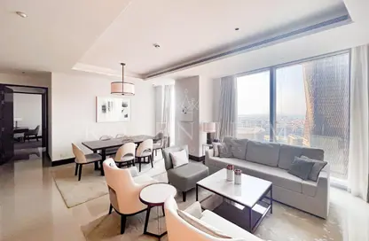 شقة - 2 غرف نوم - 3 حمامات للايجار في 1 فندق العنوان-سكاي فيو - أبراج العنوان سكاي فيو - وسط مدينة دبي - دبي