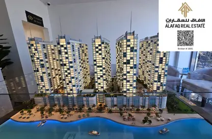 Apartment - 2 Bedrooms - 3 Bathrooms for sale in Ajman Creek Towers - Al Rashidiya 1 - Al Rashidiya - Ajman