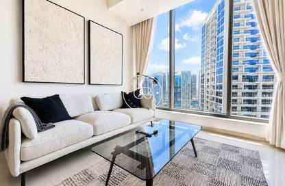 Apartment - 1 Bedroom - 2 Bathrooms for rent in Silverene Tower B - Silverene - Dubai Marina - Dubai