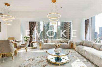 Apartment - 2 Bedrooms - 3 Bathrooms for rent in Boulevard Point - Downtown Dubai - Dubai