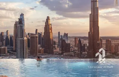 شقة - غرفة نوم - 2 حمامات للبيع في تايجرسكاي تاور - الخليج التجاري - دبي