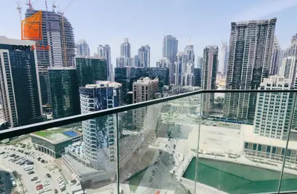 Apartment - Studio - 1 Bathroom for rent in Peninsula Three - Peninsula - Business Bay - Dubai