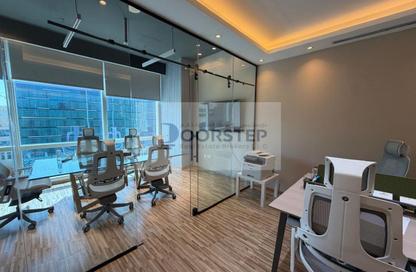 Office Space - Studio - 2 Bathrooms for rent in Tamani Art Tower - Business Bay - Dubai
