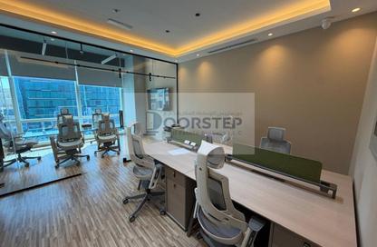 Office Space - Studio - 2 Bathrooms for rent in Tamani Art Tower - Business Bay - Dubai
