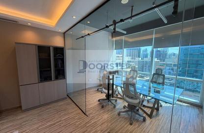 Office Space - Studio - 2 Bathrooms for rent in Tamani Art Tower - Business Bay - Dubai