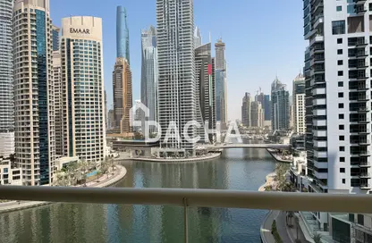 Apartment - 1 Bedroom - 2 Bathrooms for rent in Marina View Tower B - Marina View - Dubai Marina - Dubai