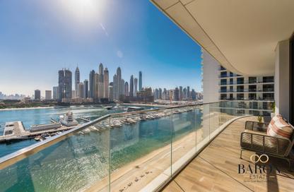 Apartment - 3 Bedrooms - 4 Bathrooms for rent in Palace Beach Residence Tower 2 - Palace Beach Residence - EMAAR Beachfront - Dubai Harbour - Dubai
