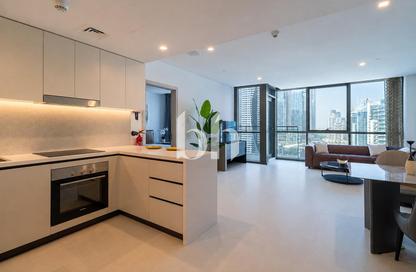 Apartment - 1 - 2 for rent in LIV Waterside - Dubai Marina - Dubai
