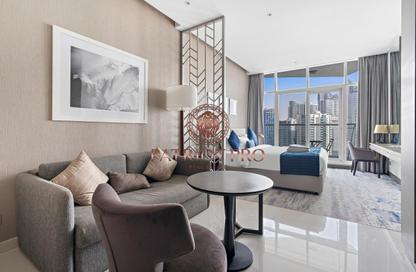 Apartment - Studio - 1 for rent in Damac Maison Prive A - Damac Maison Prive - Business Bay - Dubai