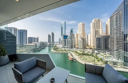 شقة - غرفة نوم - 2 حمامات للايجار في ستيلا ماريس - دبي مارينا - دبي