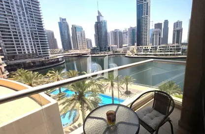 Apartment - 1 Bedroom - 2 Bathrooms for rent in Fairfield Tower - Park Island - Dubai Marina - Dubai