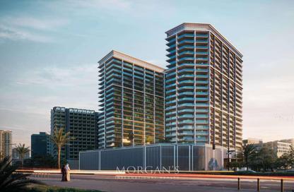 Apartment - Studio - 1 Bathroom for sale in Binghatti Ghost - Dubai Healthcare City 2 - Al Jaddaf - Dubai