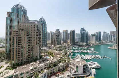 شقة - غرفة نوم - 2 حمامات للايجار في بوابة المارينا 1 - مارينا جيت - دبي مارينا - دبي