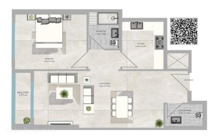 Apartment - 1 Bedroom - 2 Bathrooms for sale in Al Aamra Tower - Al Amerah - Ajman
