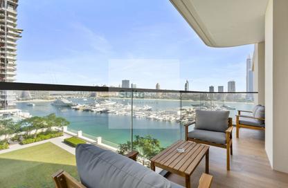 Apartment - 2 - 2 for rent in Marina Vista Tower 1 - Marina Vista - Emaar Beachfront - Dubai Harbour - Dubai