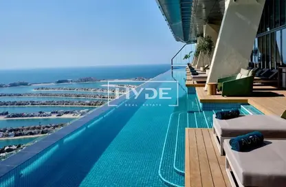 شقة - 1 حمام للايجار في برج النخيل - نخلة جميرا - دبي