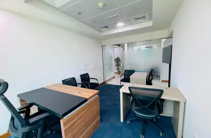 Office Space - Studio - 2 Bathrooms for rent in The Binary Tower - Business Bay - Dubai