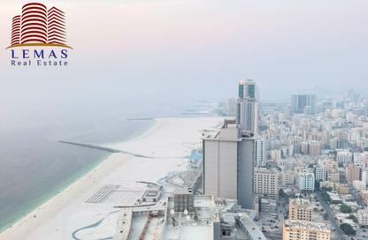 Apartment - 2 Bedrooms - 2 Bathrooms for rent in Corniche Tower - Ajman Corniche Road - Ajman