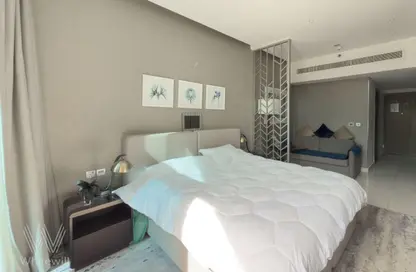 Apartment - Studio - 1 Bathroom for rent in Damac Maison Prive A - Damac Maison Prive - Business Bay - Dubai