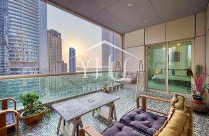 Apartment - 2 Bedrooms - 2 Bathrooms for rent in The Royal Oceanic - Dubai Marina - Dubai