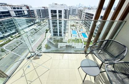 Apartment - Studio - 1 Bathroom for rent in Azizi Riviera 8 - Azizi Riviera - Meydan One - Meydan - Dubai