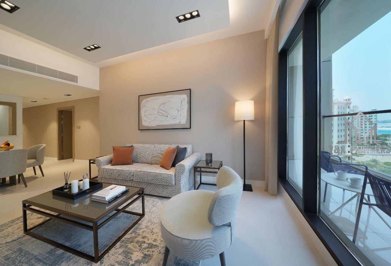 Deluxe 1 BR | Study and Balcony | Palm Jumeirah photo 4