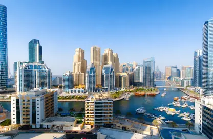 شقة - 2 غرف نوم - 3 حمامات للبيع في برج دي إي سي 1 - D.E.C.  أبراج - دبي مارينا - دبي