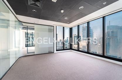 Office Space - Studio - 1 Bathroom for rent in Al Habtoor Business Tower - Dubai Marina - Dubai