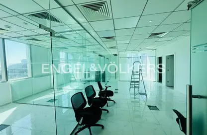 Office Space - Studio - 1 Bathroom for rent in The Prism - Business Bay - Dubai