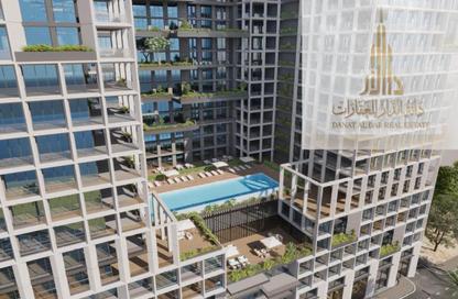 Apartment - 1 Bedroom - 2 Bathrooms for sale in Mawjan Tower - Ajman Corniche Road - Ajman