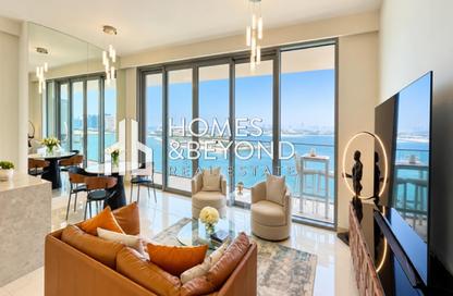 شقة - 2 - 2 للايجار في برج Beach Isle 1 - بيتش آيل - إعمار بيتشفرونت - دبي هاربور - دبي