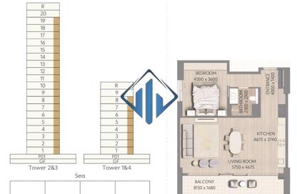 Apartment - 1 Bedroom - 1 Bathroom for sale in Cape Hayat - Mina Al Arab - Ras Al Khaimah