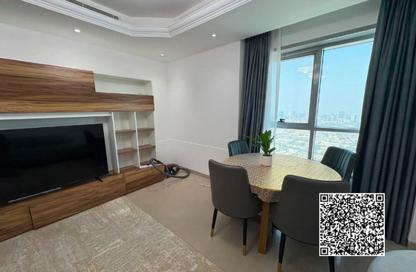 Apartment - 1 Bedroom - 1 Bathroom for rent in Corniche Tower - Ajman Corniche Road - Ajman