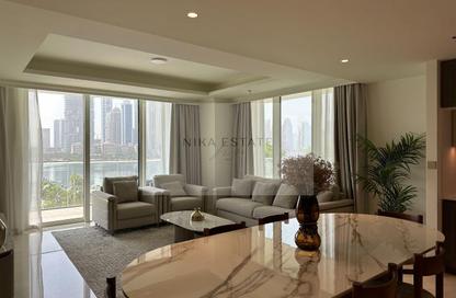 Apartment - 3 Bedrooms - 3 Bathrooms for rent in Palace Beach Residence Tower 2 - Palace Beach Residence - EMAAR Beachfront - Dubai Harbour - Dubai