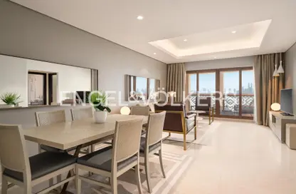 Hotel  and  Hotel Apartment - 3 Bedrooms - 3 Bathrooms for rent in Wyndham residences - The Palm - The Crescent - Palm Jumeirah - Dubai